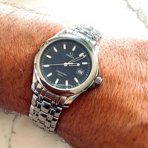 Gorgeous mens OMEGA SEAMASTER stainless steel watch 🔥🔥🔥